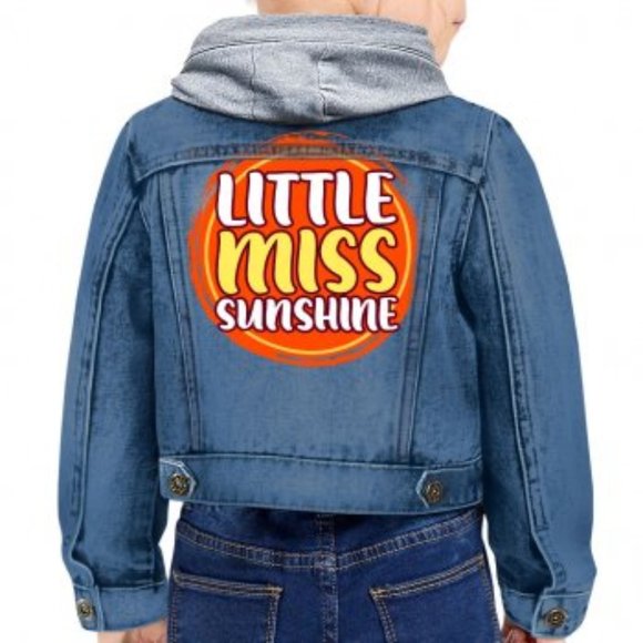 I Came I Saw I Conquered Toddler Hooded Denim Jacket – Cool Jean Jacket – Best S - Picture 1 of 3